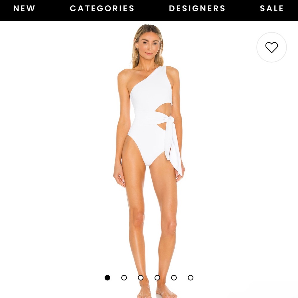 Carlie One Piece in White